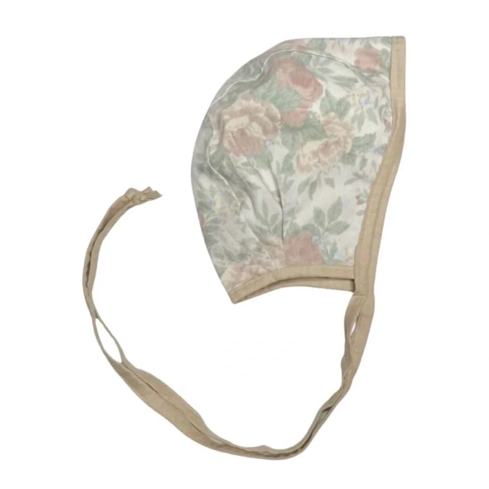 Made In May Reversible Handmade‎ Floral Bonnet